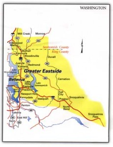 Seattle Spa Service Map
